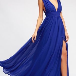 Royal Blue Lulu's Heavenly Hues Gown
